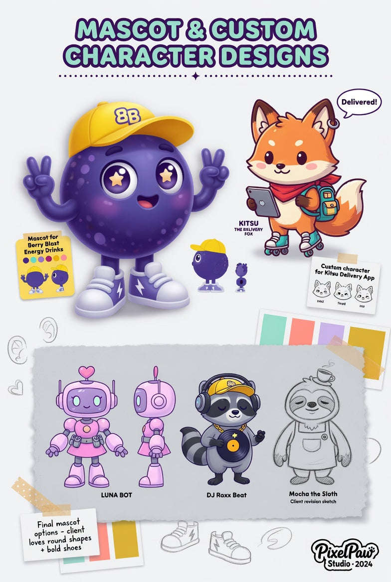 Mascot & Custom Character Design