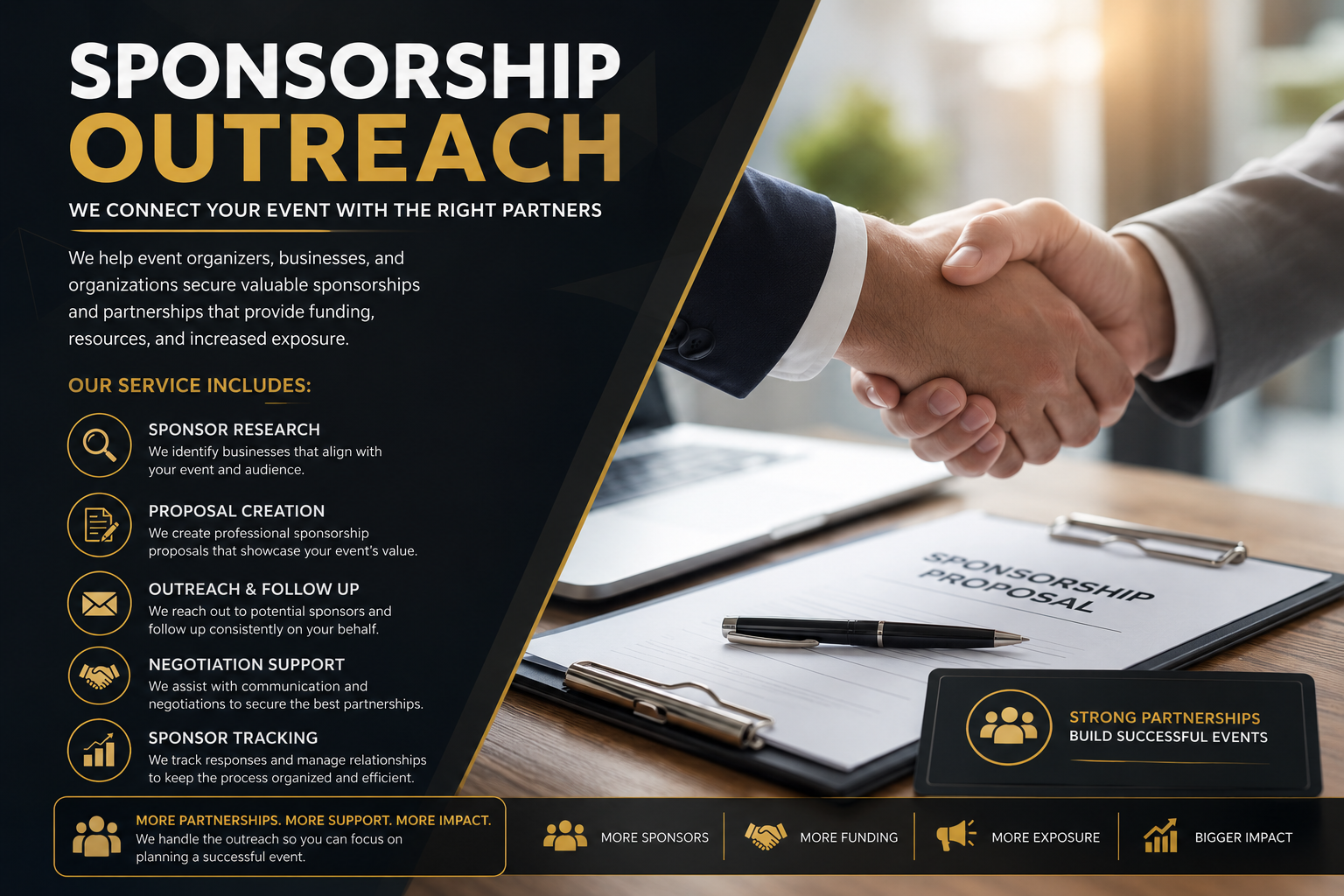 Sponsorship Outreach Service